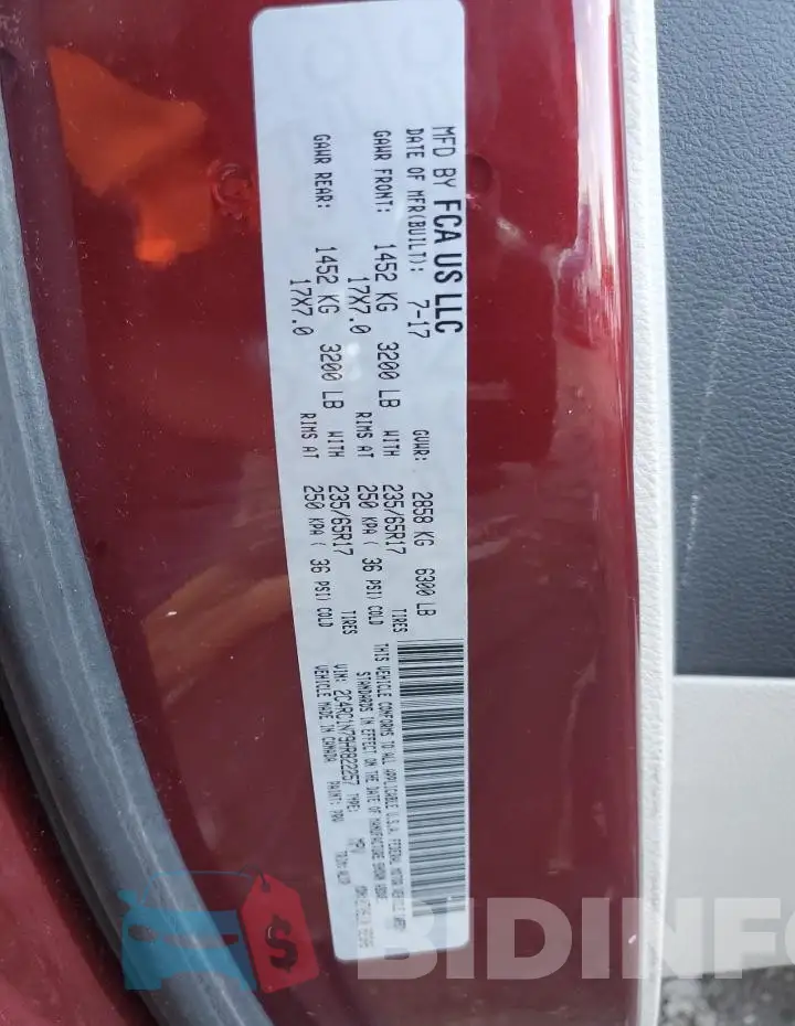 2C4RC1N79HR822257 Photo# 13