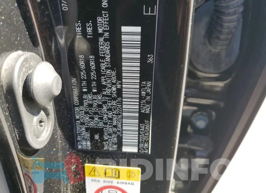 JTJGARDZ6L2224176 Photo# 13
