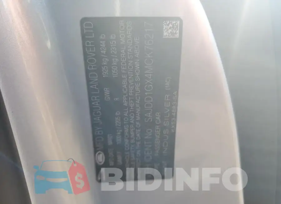 SAJDD1GX4MCK76217 Photo# 12