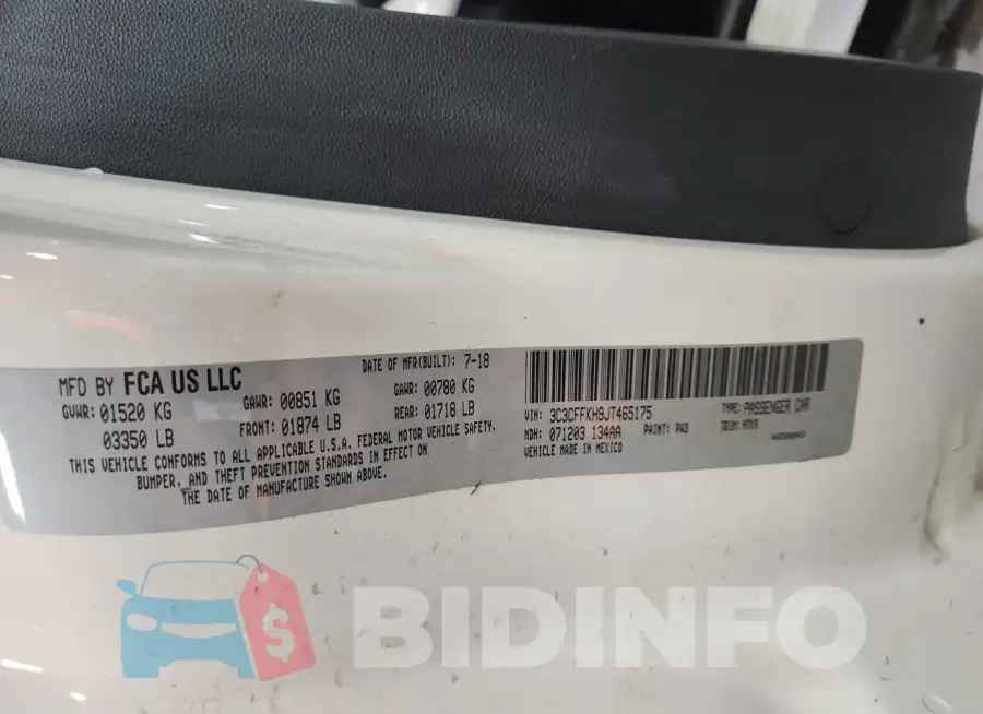 3C3CFFKH9JT465175 Photo# 13
