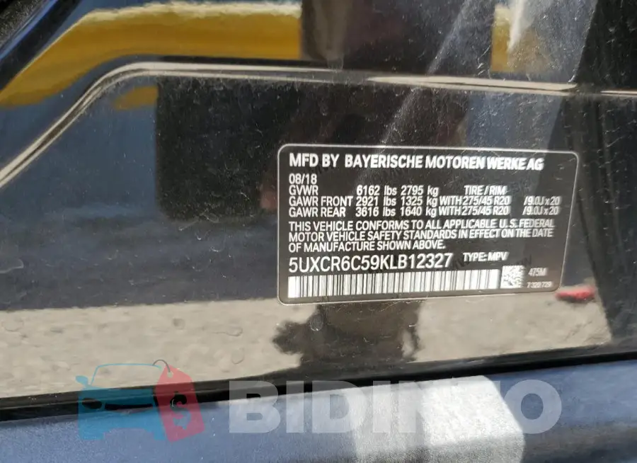 5UXCR6C59KLB12327 Photo# 14