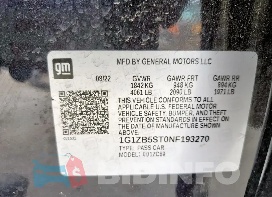 1G1ZB5ST0NF193270 Photo# 12