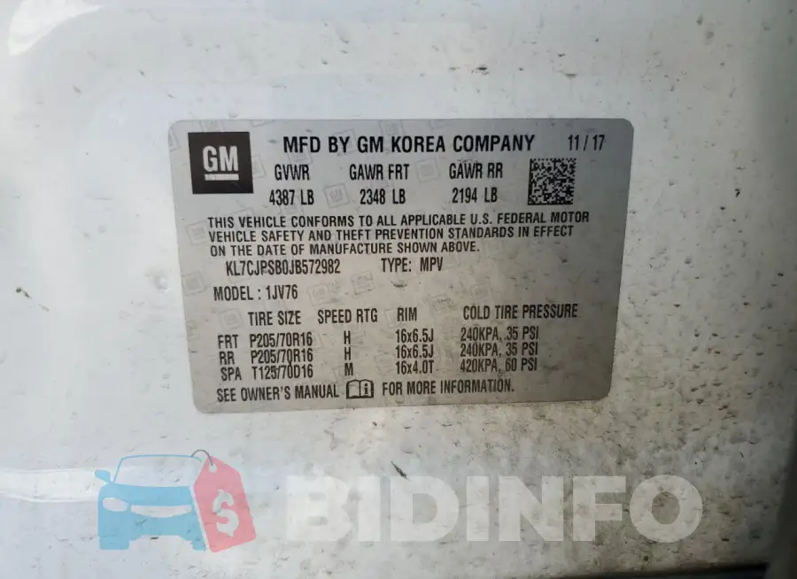 KL7CJPSB0JB572982 Photo# 13