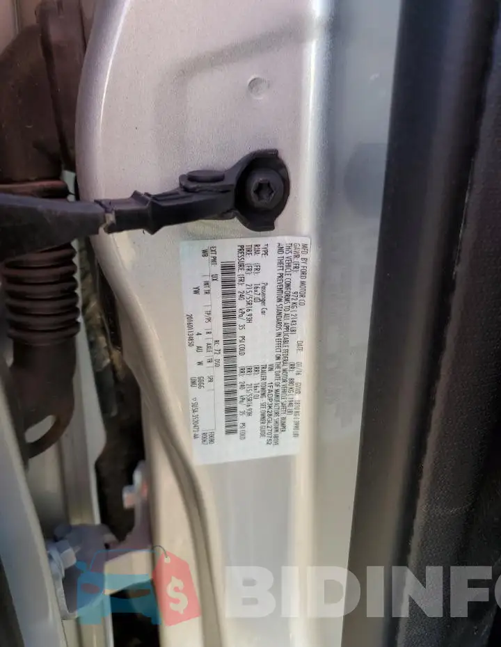 1FADP3K28GL270752 Photo# 12