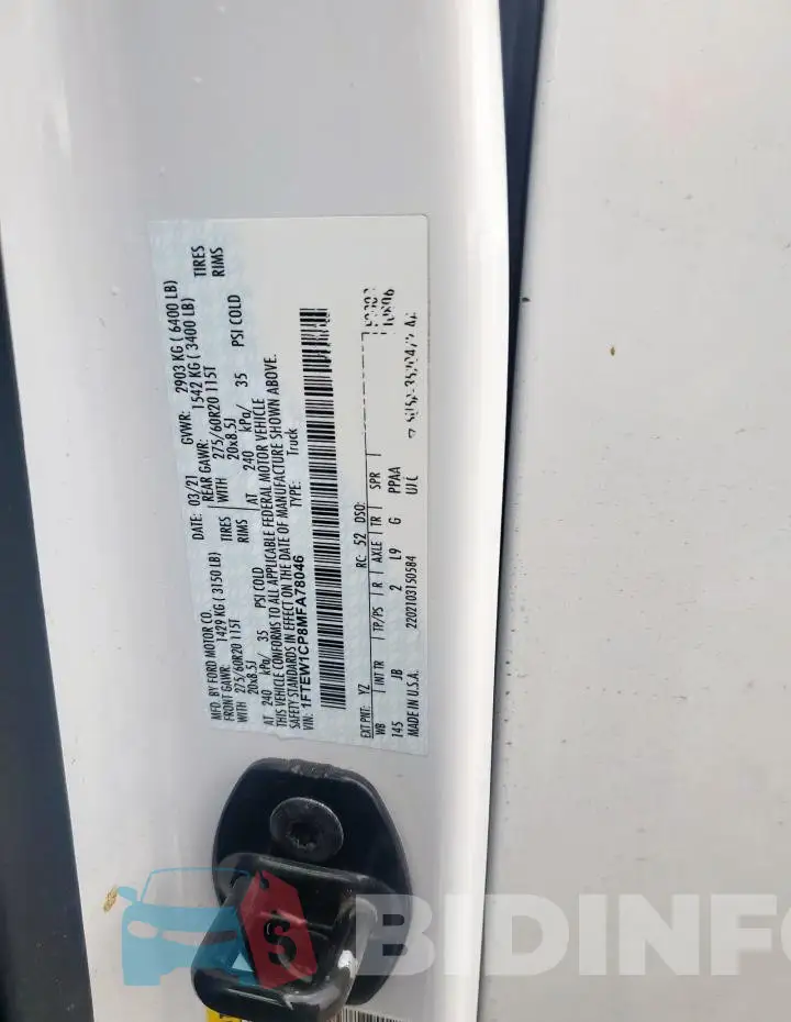 1FTEW1CP8MFA78046 Photo# 12