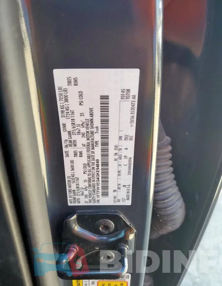1FTFW1EG4GKE94849 Photo# 12