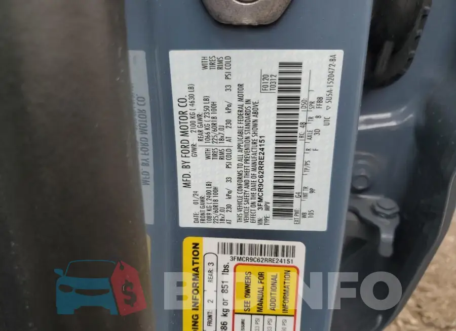 3FMCR9C62RRE24151 Photo# 13