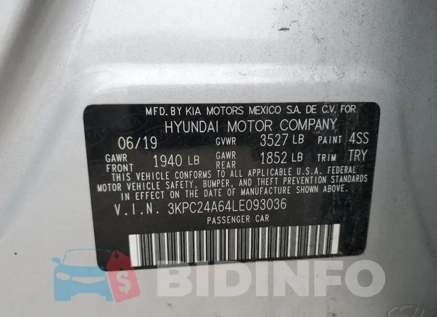3KPC24A64LE093036 Photo# 12