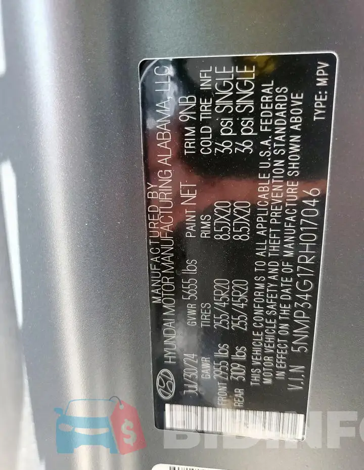 5NMP34G17RH017046 Photo# 12