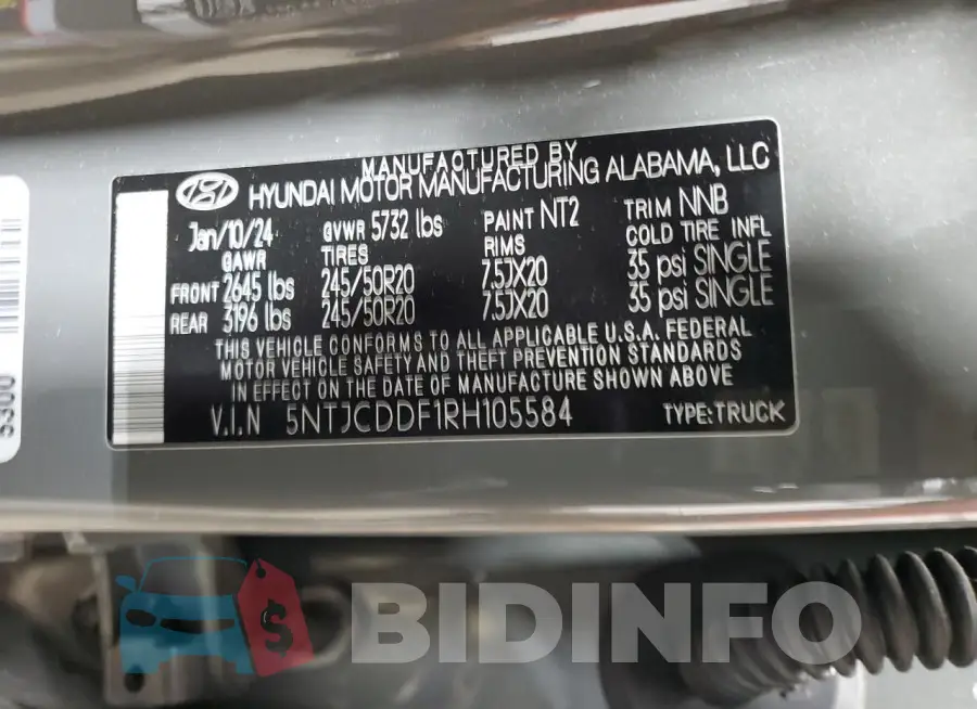 5NTJCDDF1RH105584 Photo# 14