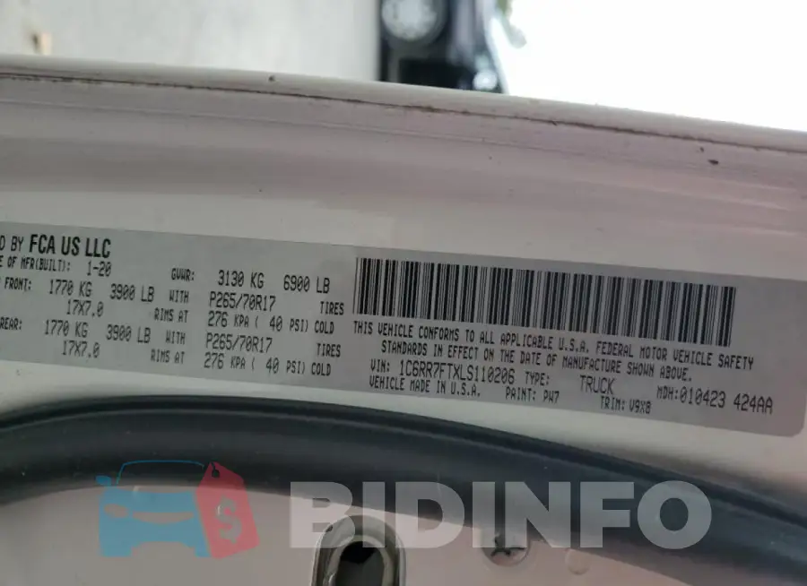 1C6RR7FTXLS110206 Photo# 12