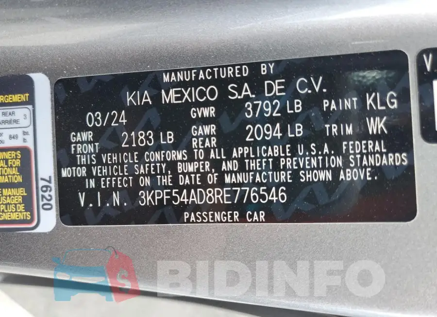 3KPF54AD8RE776546 Photo# 12