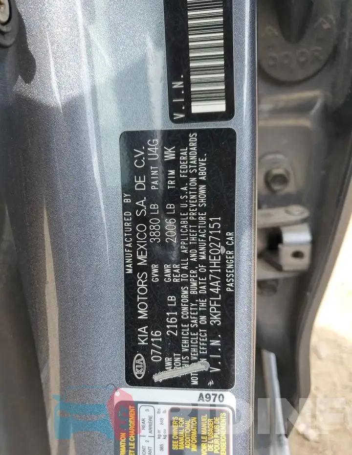 3KPFL4A71HE027151 Photo# 13