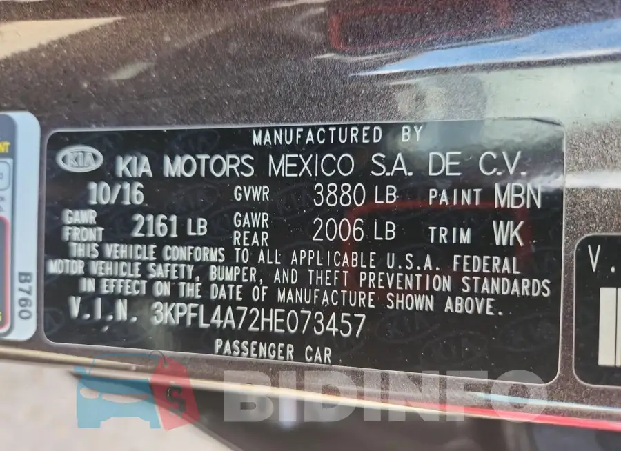 3KPFL4A72HE073457 Photo# 12