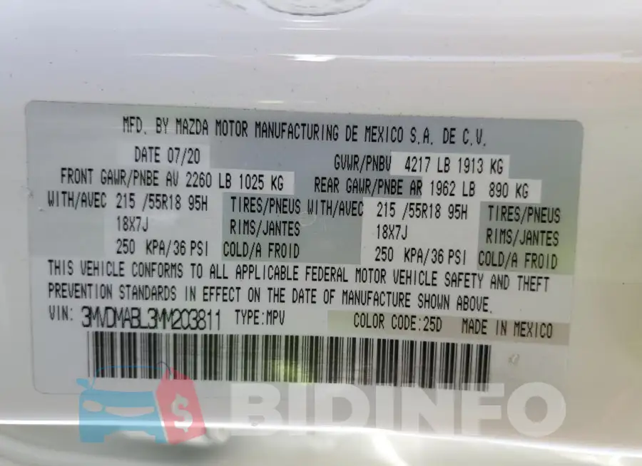 3MVDMABL3MM203811 Photo# 12
