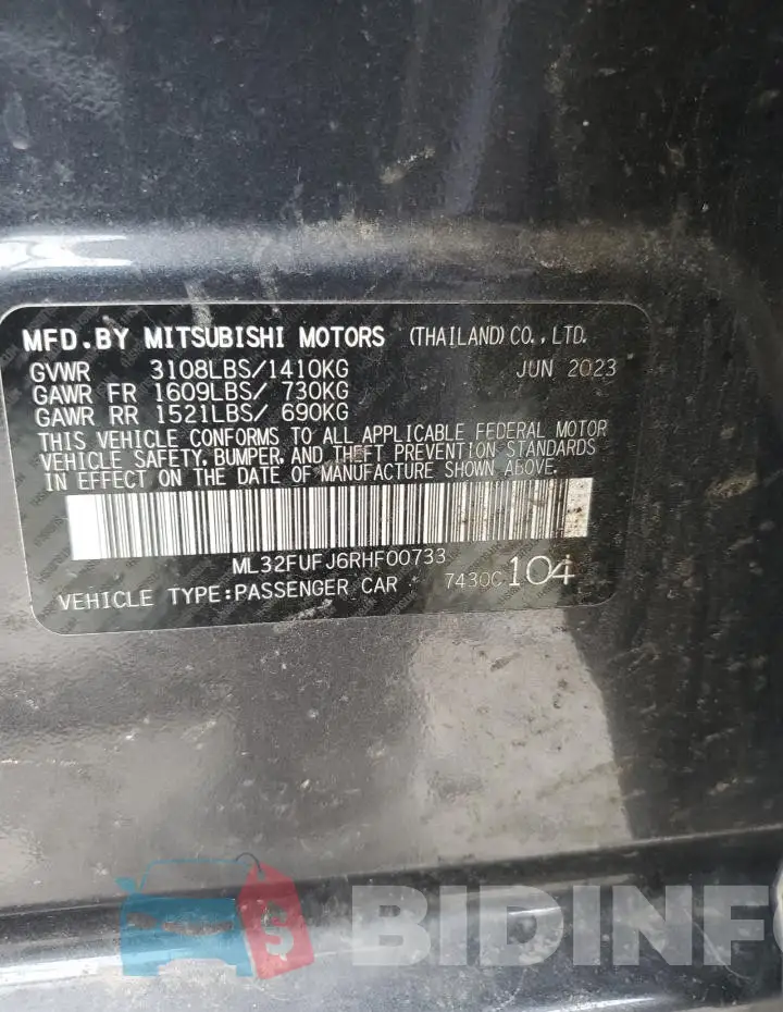 ML32FUFJ6RHF00733 Photo# 13