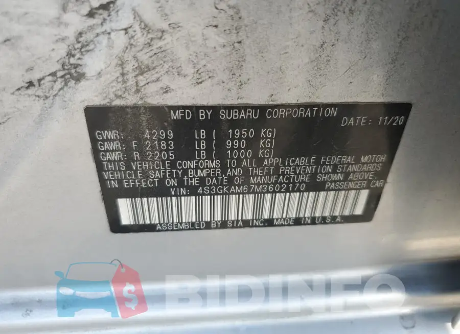 4S3GKAM67M3602170 Photo# 12