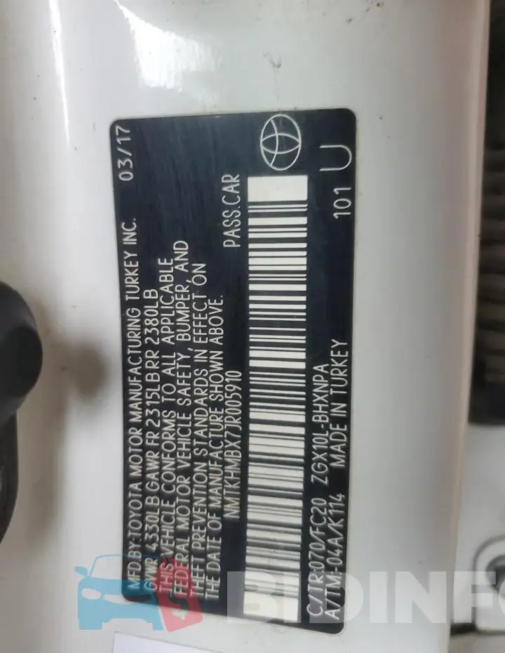 NMTKHMBX7JR005910 Photo# 12