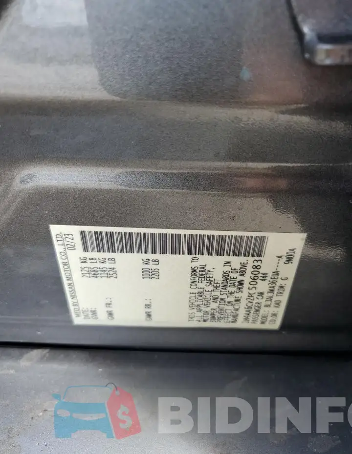 1N4AA6CV2PC506083 Photo# 12