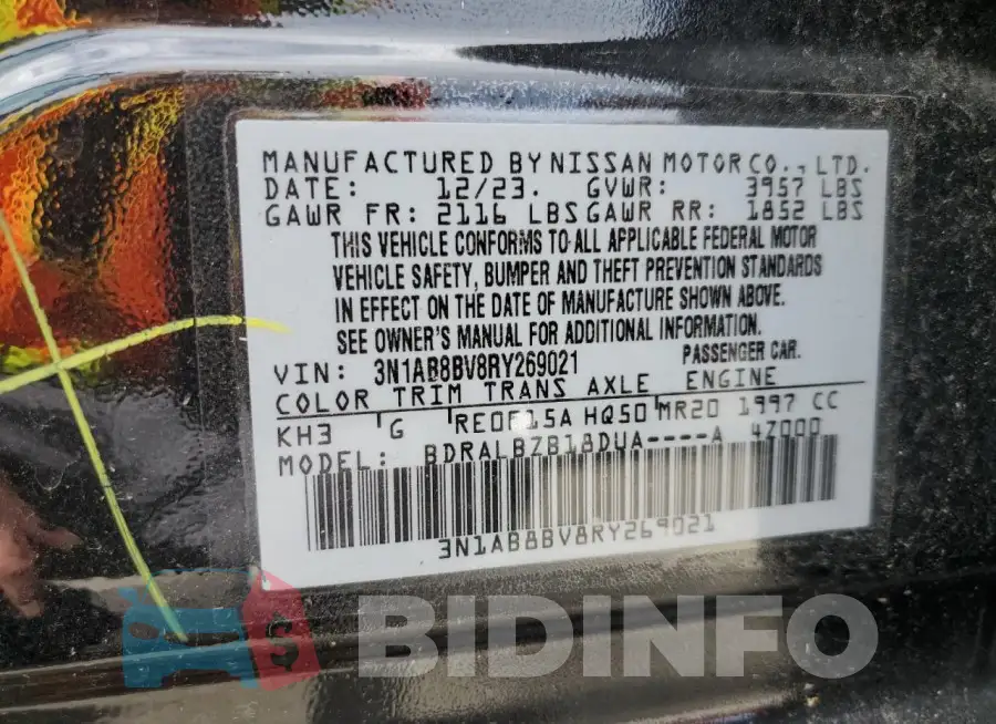 3N1AB8BV8RY269021 Photo# 13