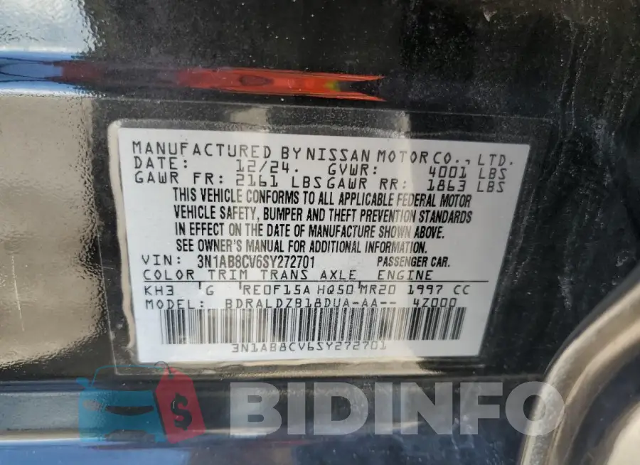 3N1AB8CV6SY272701 Photo# 12
