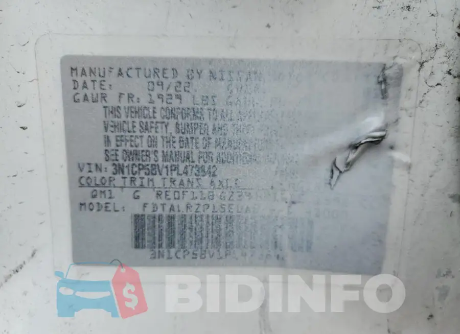 3N1CP5BV1PL473842 Photo# 13