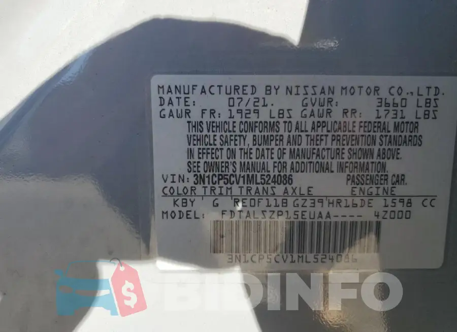3N1CP5CV1ML524086 Photo# 13