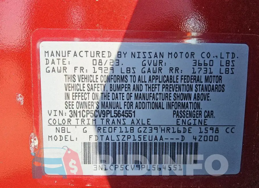 3N1CP5CV9PL564551 Photo# 14