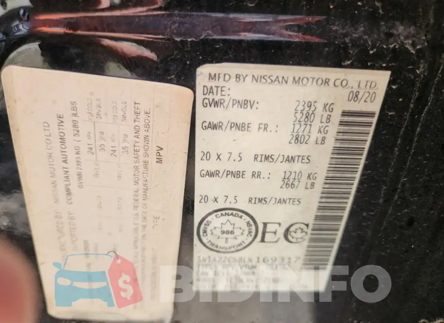 5N1AZ2CS8LN169317 Photo# 14