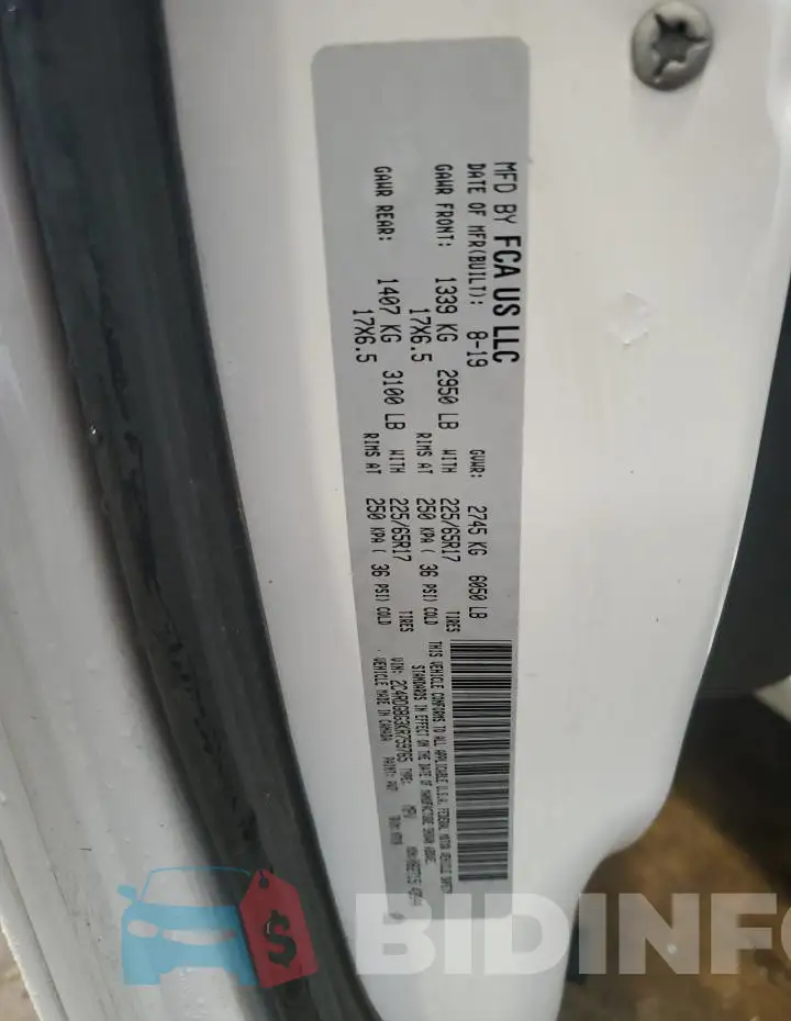 2C4RDGBG3KR759765 Photo# 13