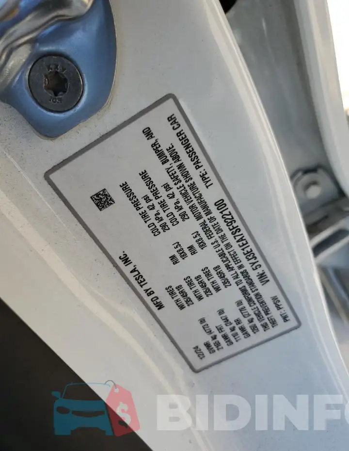 5YJ3E1EA7SF922100 Photo# 13