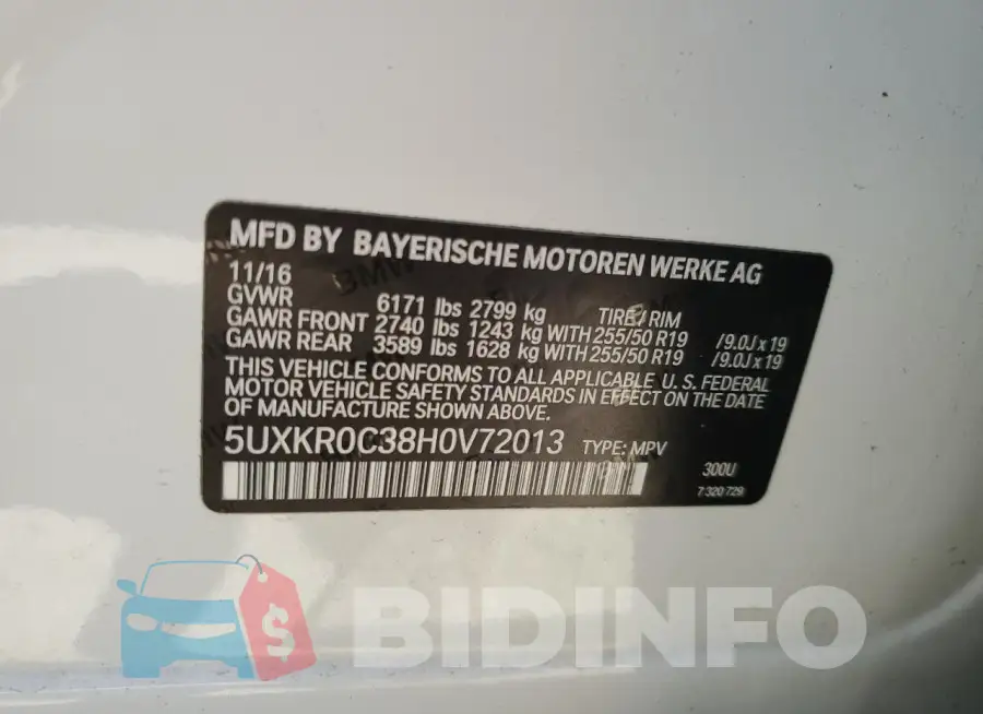 5UXKR0C38H0V72013 Photo# 13