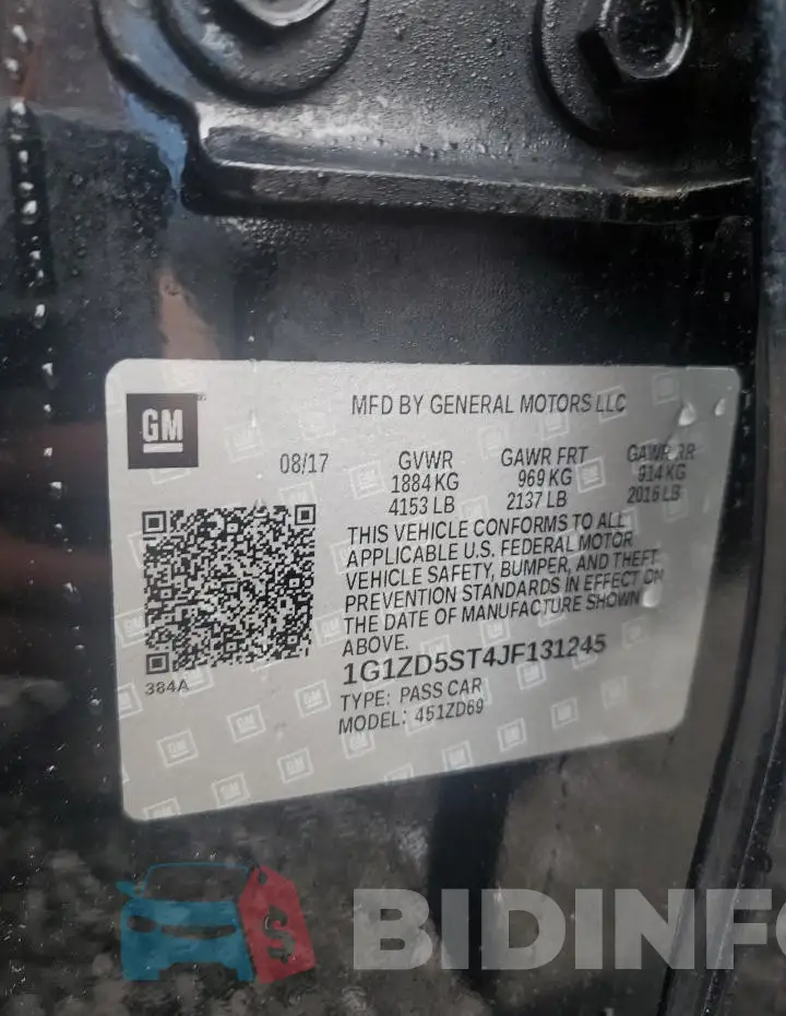 1G1ZD5ST4JF131245 Photo# 12