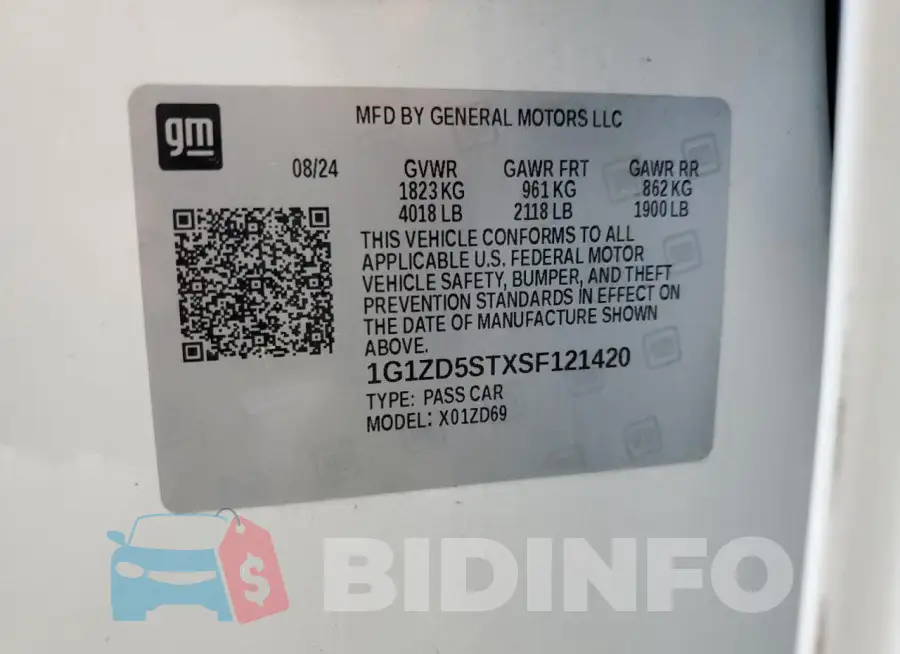 1G1ZD5STXSF121420 Photo# 12