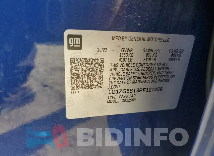 1G1ZG5ST3PF127459 Photo# 13
