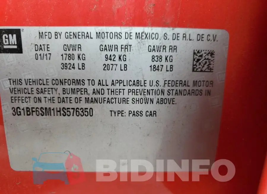 3G1BF6SM1HS576350 Photo# 12