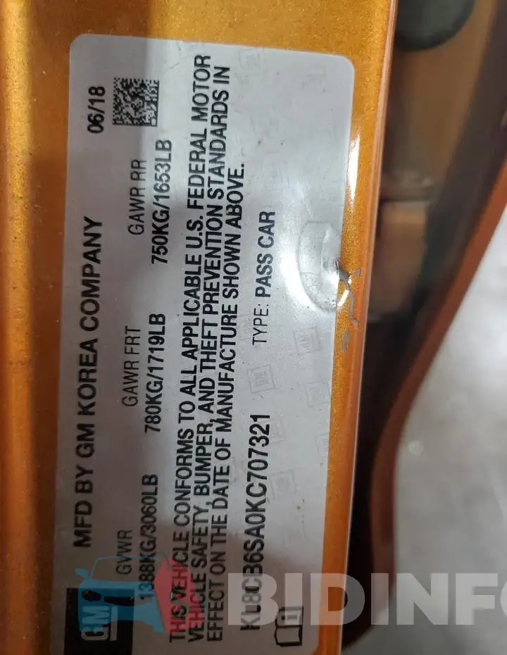KL8CB6SA0KC707321 Photo# 13