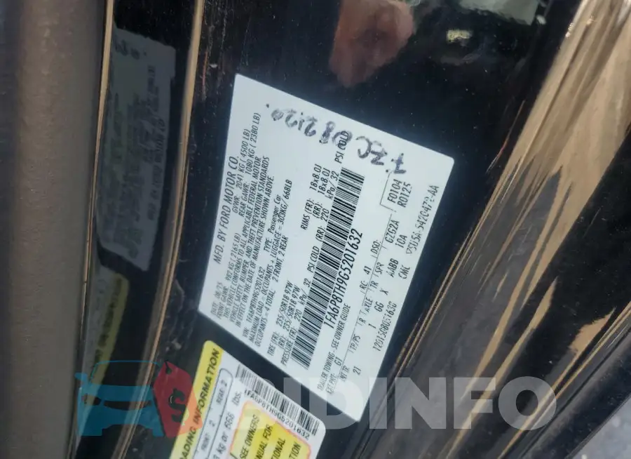 1FA6P8TH9G5201632 Photo# 12