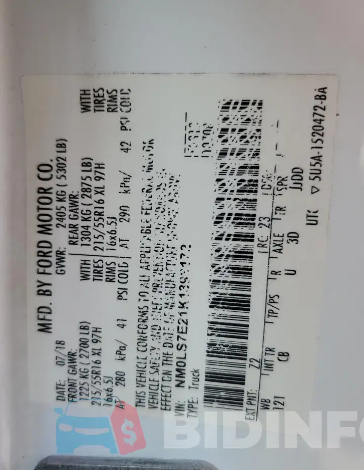 NM0LS7E21K1393172 Photo# 13