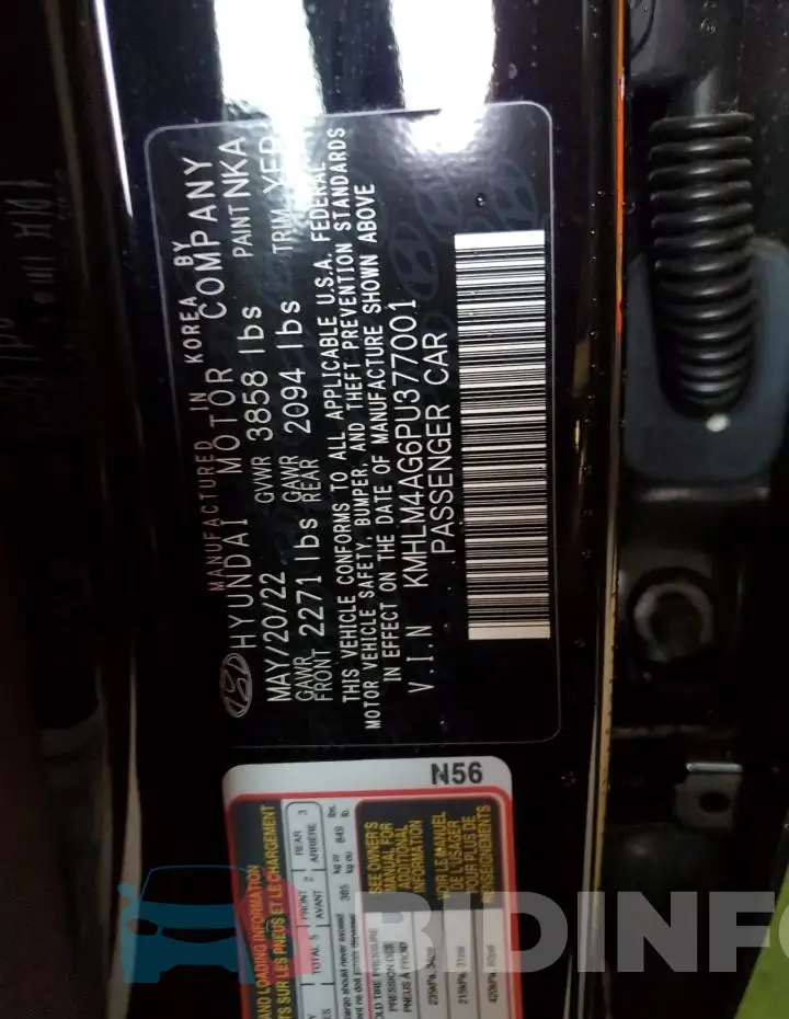 KMHLM4AG6PU377001 Photo# 12