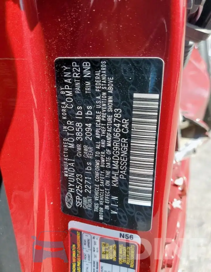 KMHLM4DG9RU664783 Photo# 12