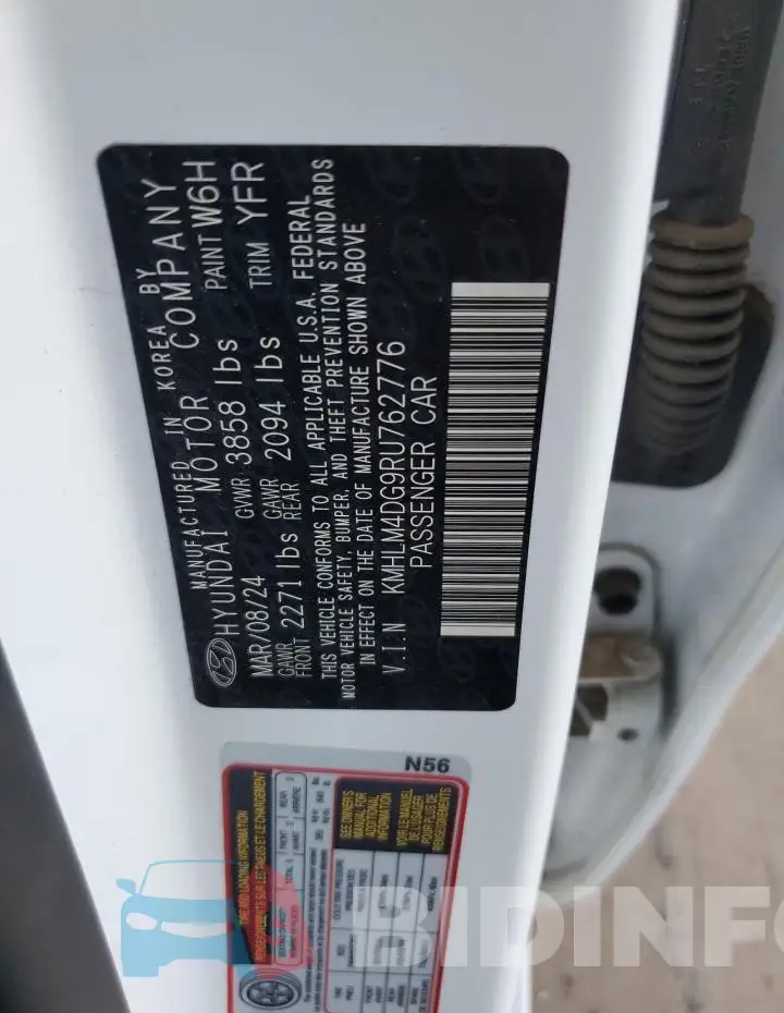 KMHLM4DG9RU762776 Photo# 12