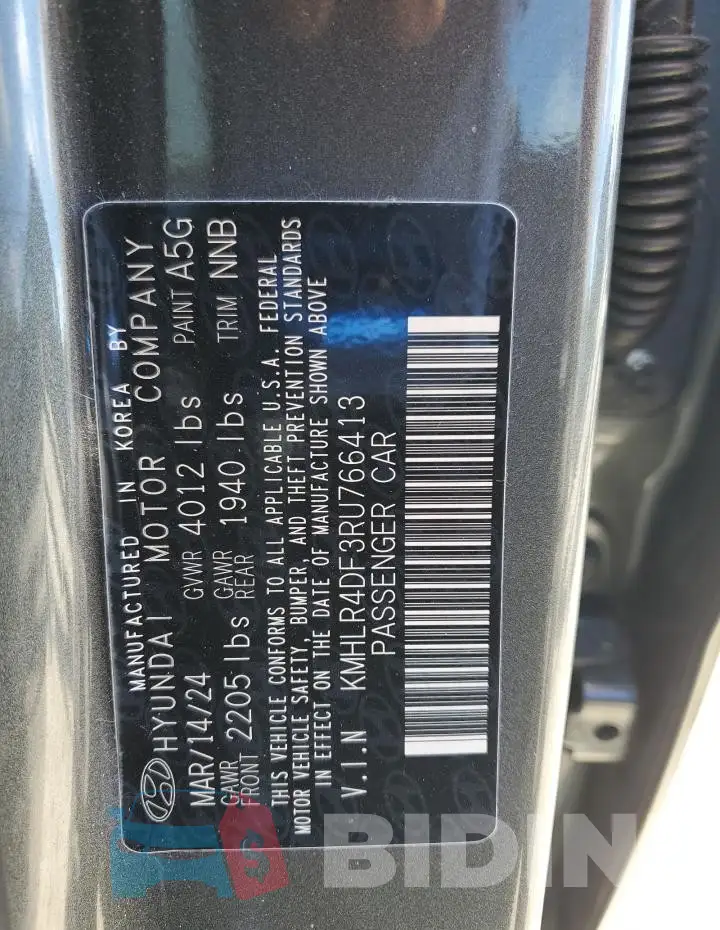 KMHLR4DF3RU766413 Photo# 12