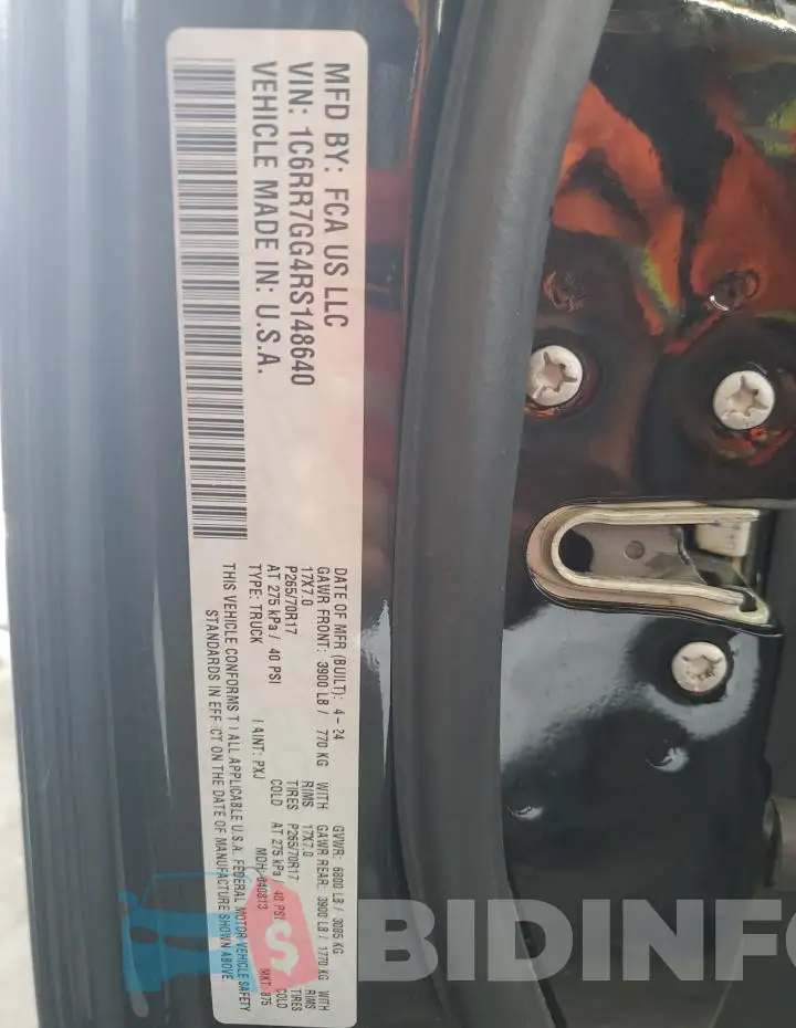 1C6RR7GG4RS148640 Photo# 12