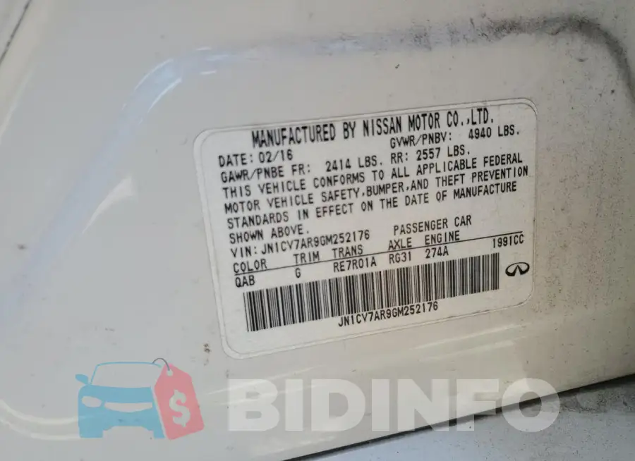 JN1CV7AR9GM252176 Photo# 12