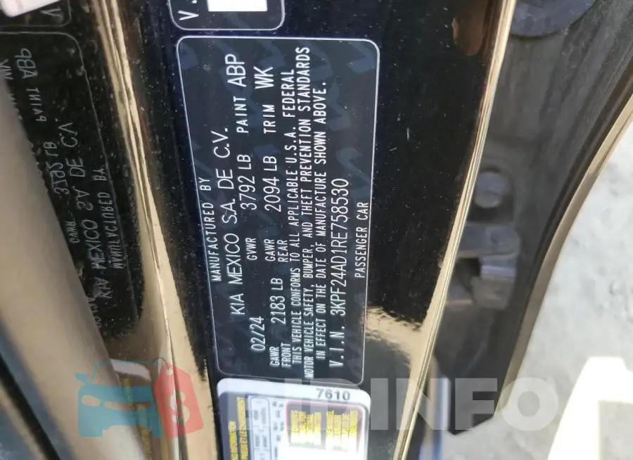 3KPF24AD1RE758530 Photo# 12