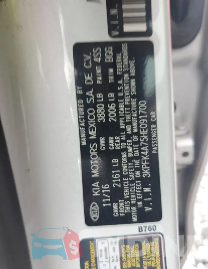 3KPFK4A75HE091700 Photo# 12