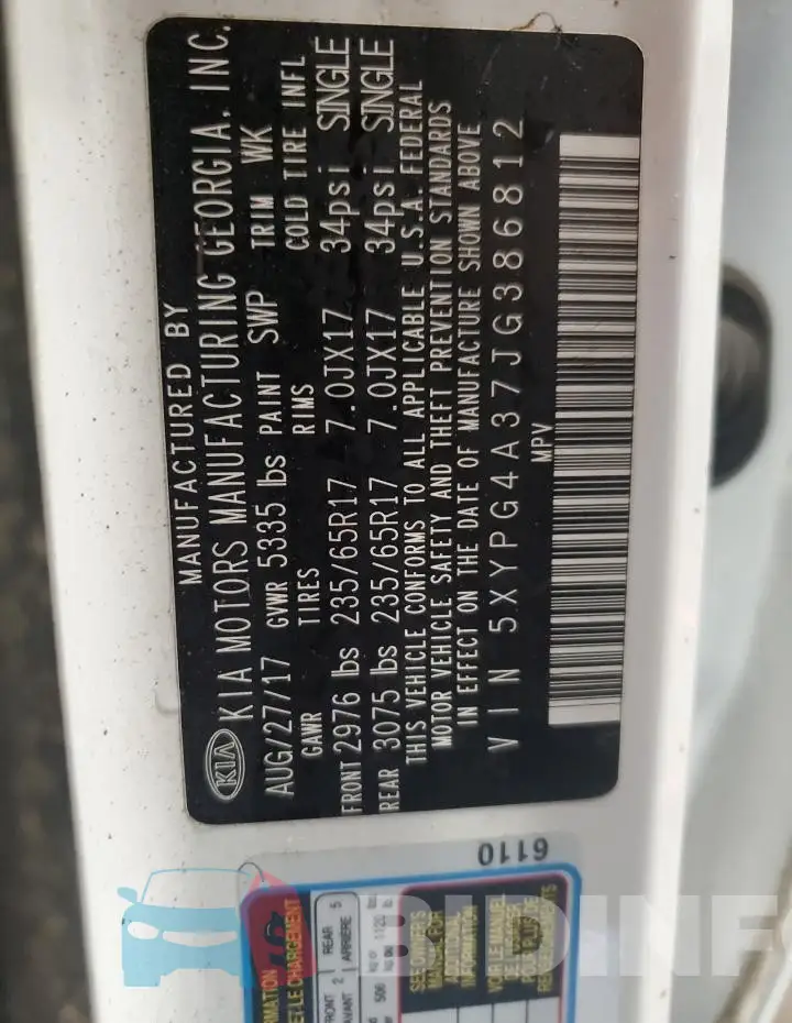 5XYPG4A37JG386812 Photo# 13