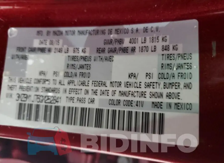 3MZBM1J76GM252841 Photo# 12