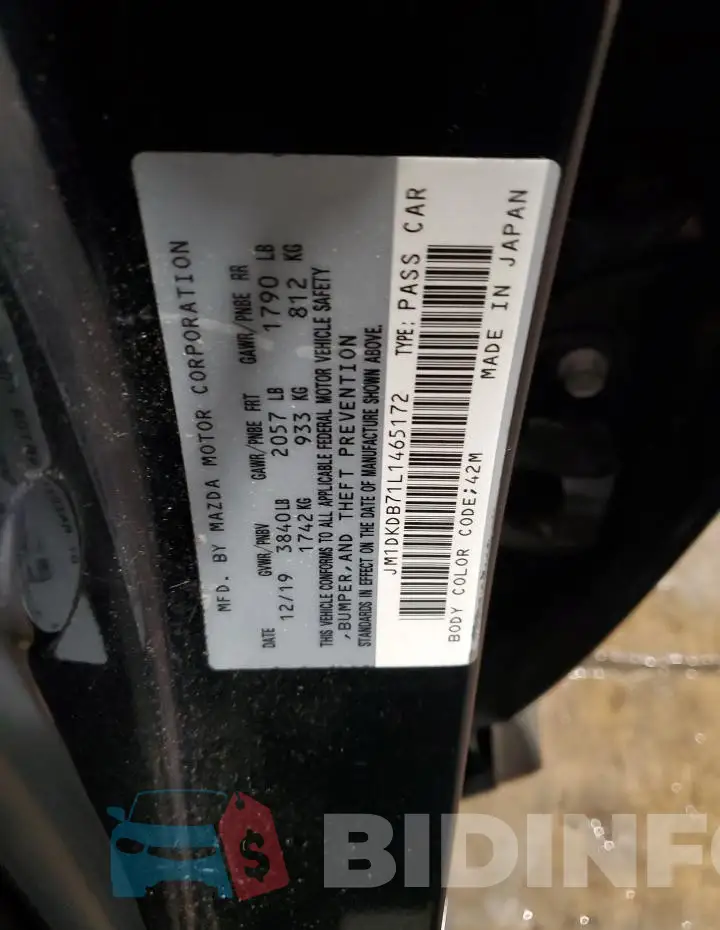 JM1DKDB71L1465172 Photo# 13
